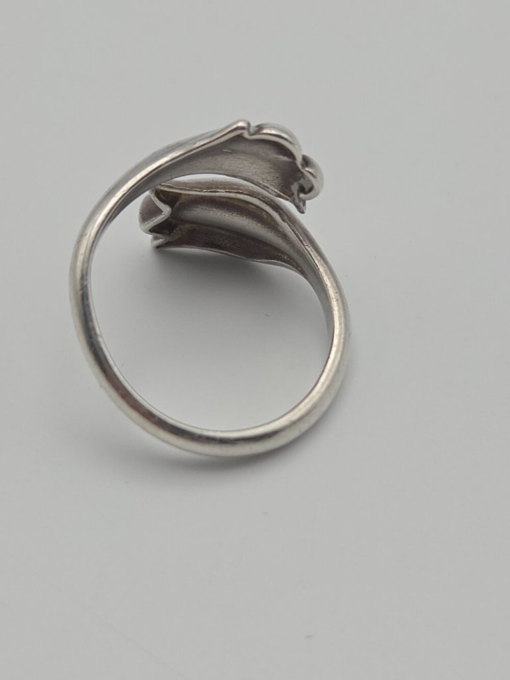 Vintage Sterling Silver Tulip Ring - Picture 10 of 10